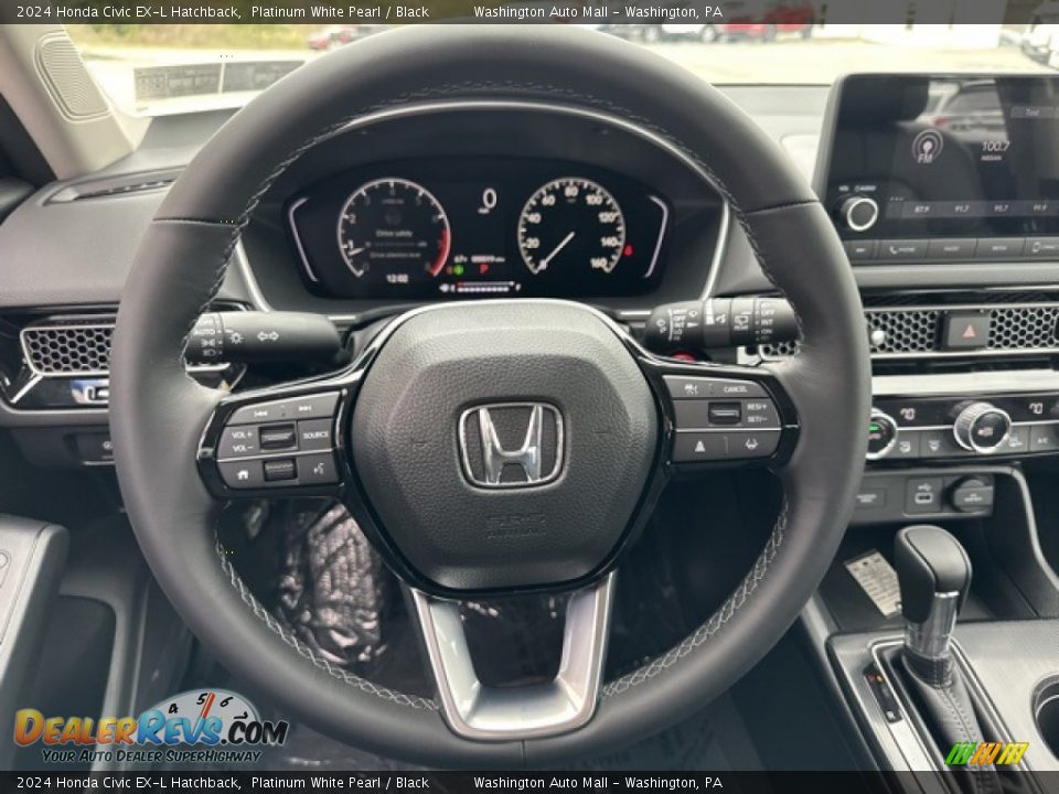 2024 Honda Civic EX-L Hatchback Steering Wheel Photo #10