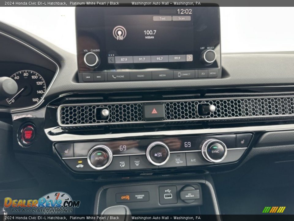 Controls of 2024 Honda Civic EX-L Hatchback Photo #12