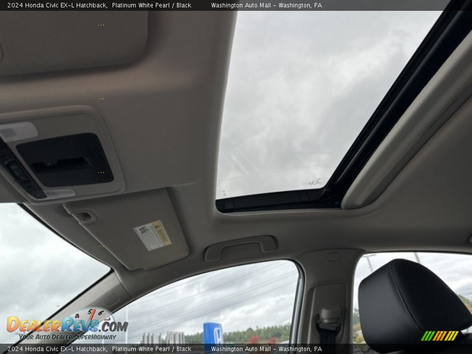 Sunroof of 2024 Honda Civic EX-L Hatchback Photo #14