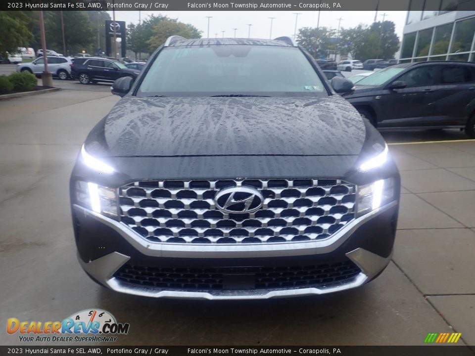 2023 Hyundai Santa Fe SEL AWD Portofino Gray / Gray Photo #8