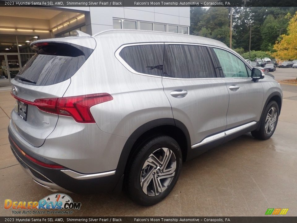 2023 Hyundai Santa Fe SEL AWD Shimmering Silver Pearl / Black Photo #2