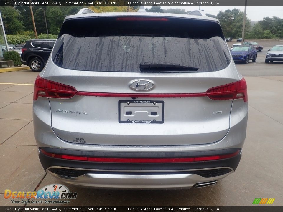 2023 Hyundai Santa Fe SEL AWD Shimmering Silver Pearl / Black Photo #3