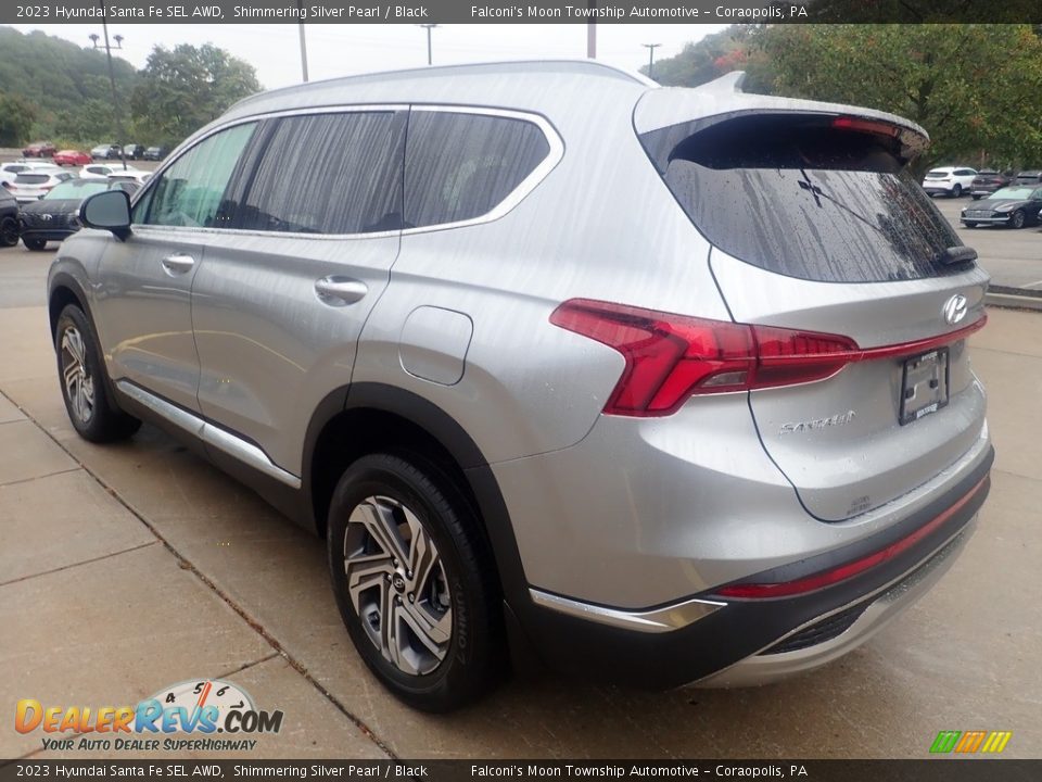2023 Hyundai Santa Fe SEL AWD Shimmering Silver Pearl / Black Photo #5