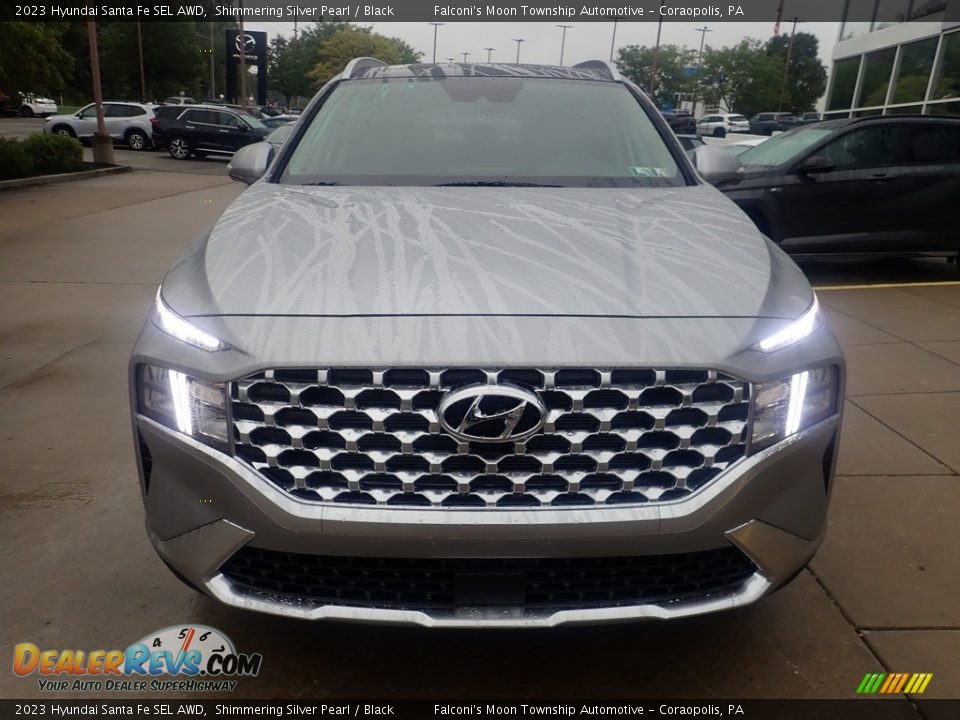2023 Hyundai Santa Fe SEL AWD Shimmering Silver Pearl / Black Photo #8