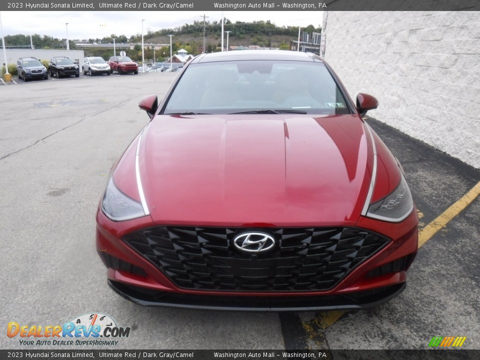 2023 Hyundai Sonata Limited Ultimate Red / Dark Gray/Camel Photo #3