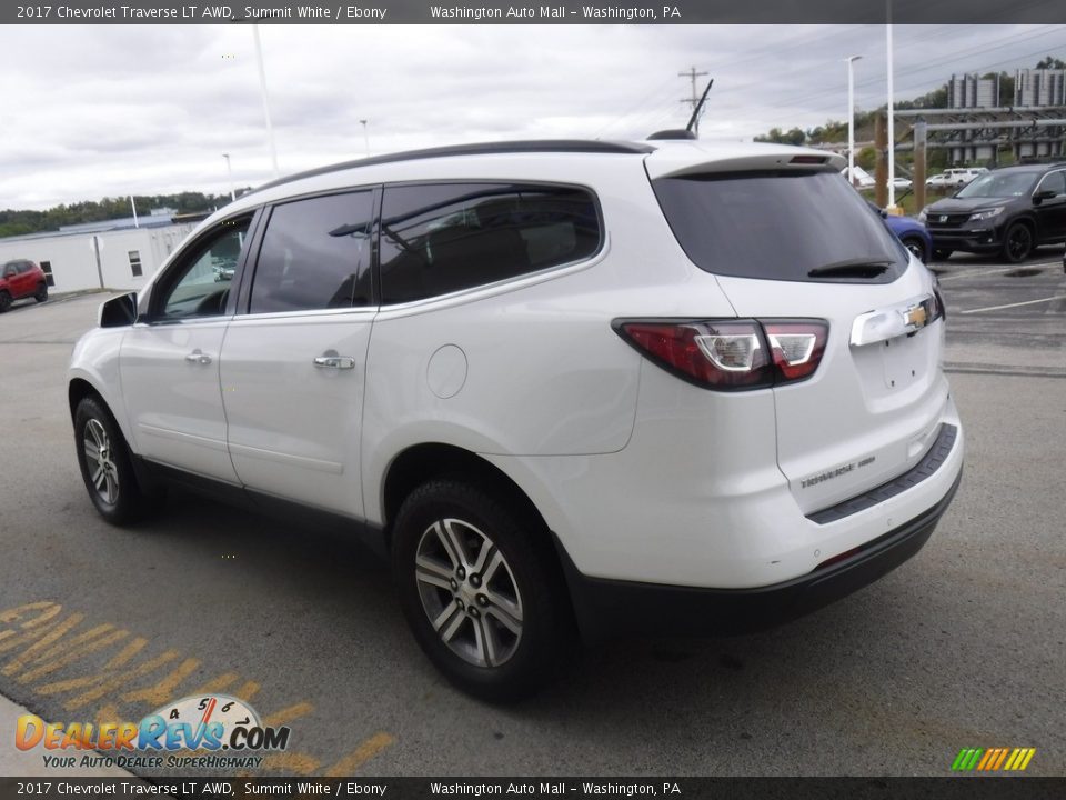 2017 Chevrolet Traverse LT AWD Summit White / Ebony Photo #7