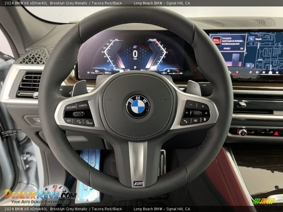 2024 BMW X6 xDrive40i Steering Wheel Photo #14