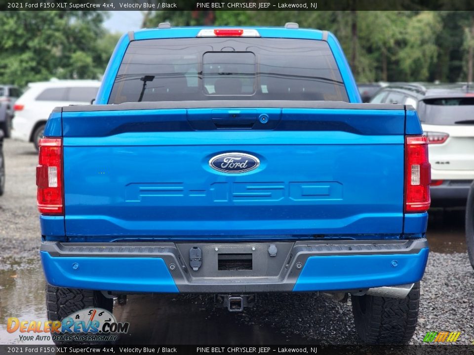 2021 Ford F150 XLT SuperCrew 4x4 Velocity Blue / Black Photo #4