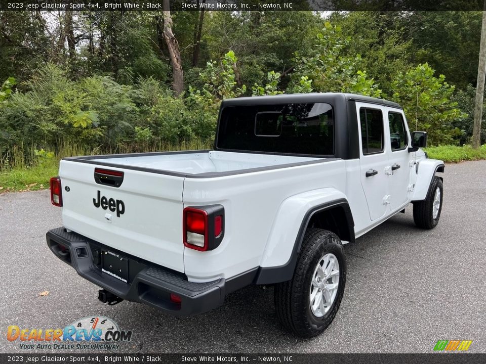 Bright White 2023 Jeep Gladiator Sport 4x4 Photo #6