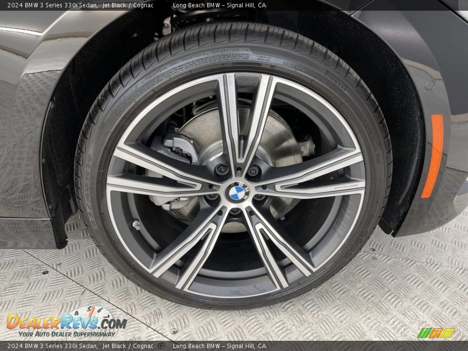 2024 BMW 3 Series 330i Sedan Jet Black / Cognac Photo #3