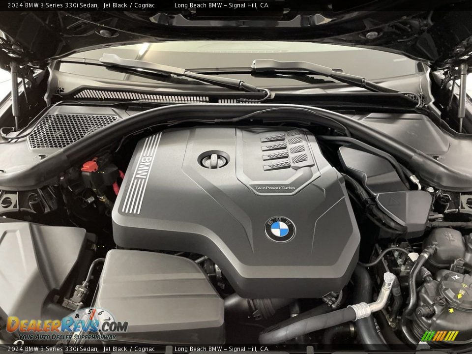 2024 BMW 3 Series 330i Sedan Jet Black / Cognac Photo #9