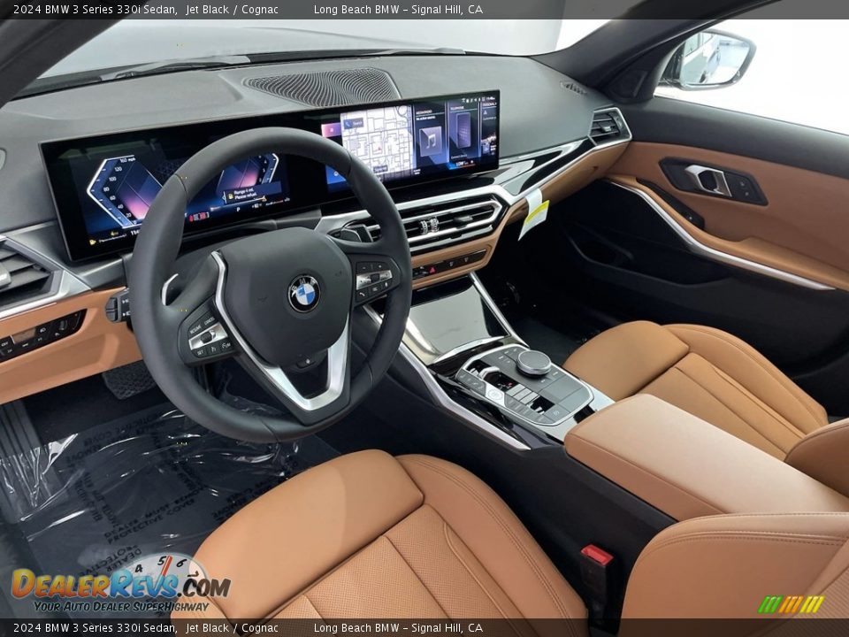 Cognac Interior - 2024 BMW 3 Series 330i Sedan Photo #12
