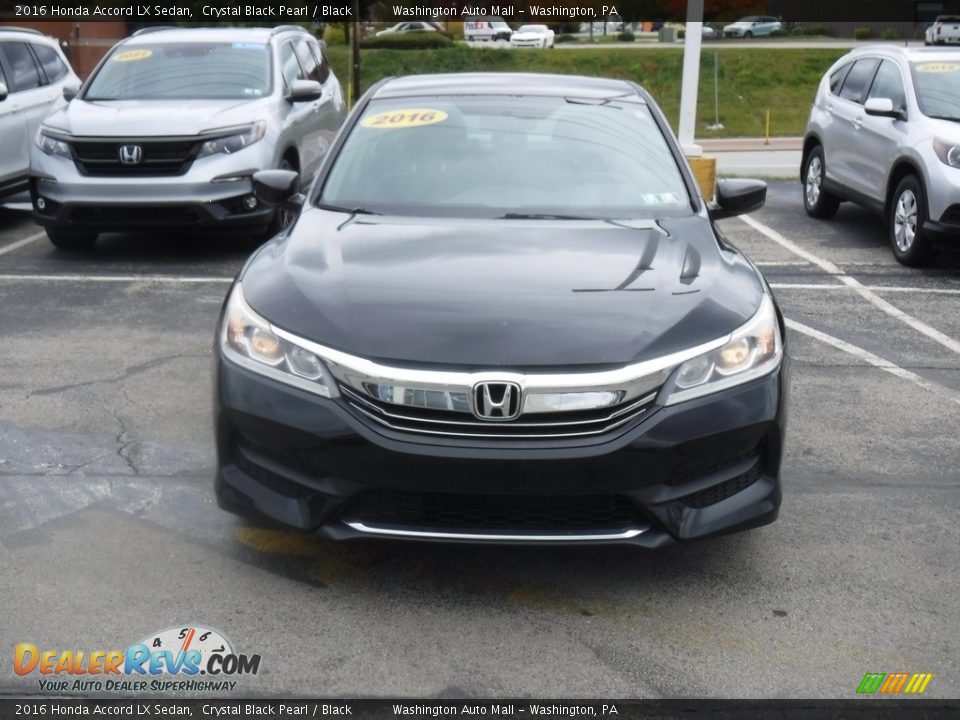 2016 Honda Accord LX Sedan Crystal Black Pearl / Black Photo #8