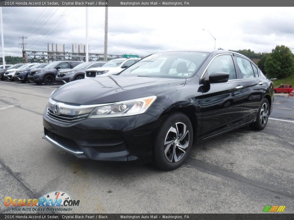 2016 Honda Accord LX Sedan Crystal Black Pearl / Black Photo #9