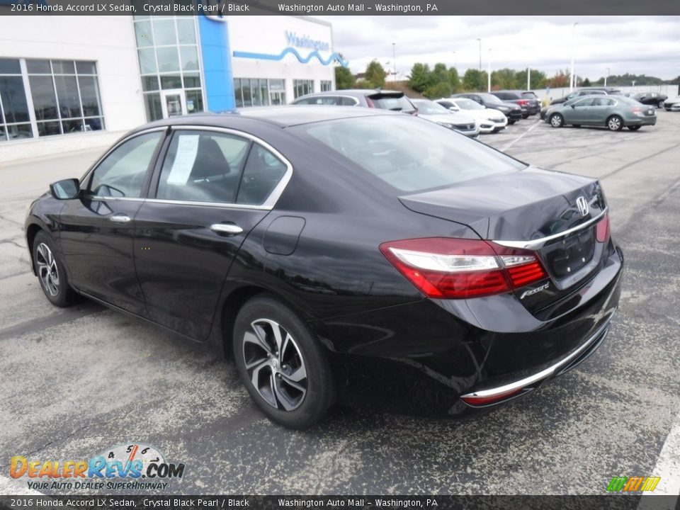 2016 Honda Accord LX Sedan Crystal Black Pearl / Black Photo #11