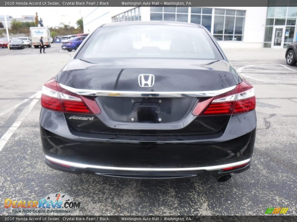 2016 Honda Accord LX Sedan Crystal Black Pearl / Black Photo #12