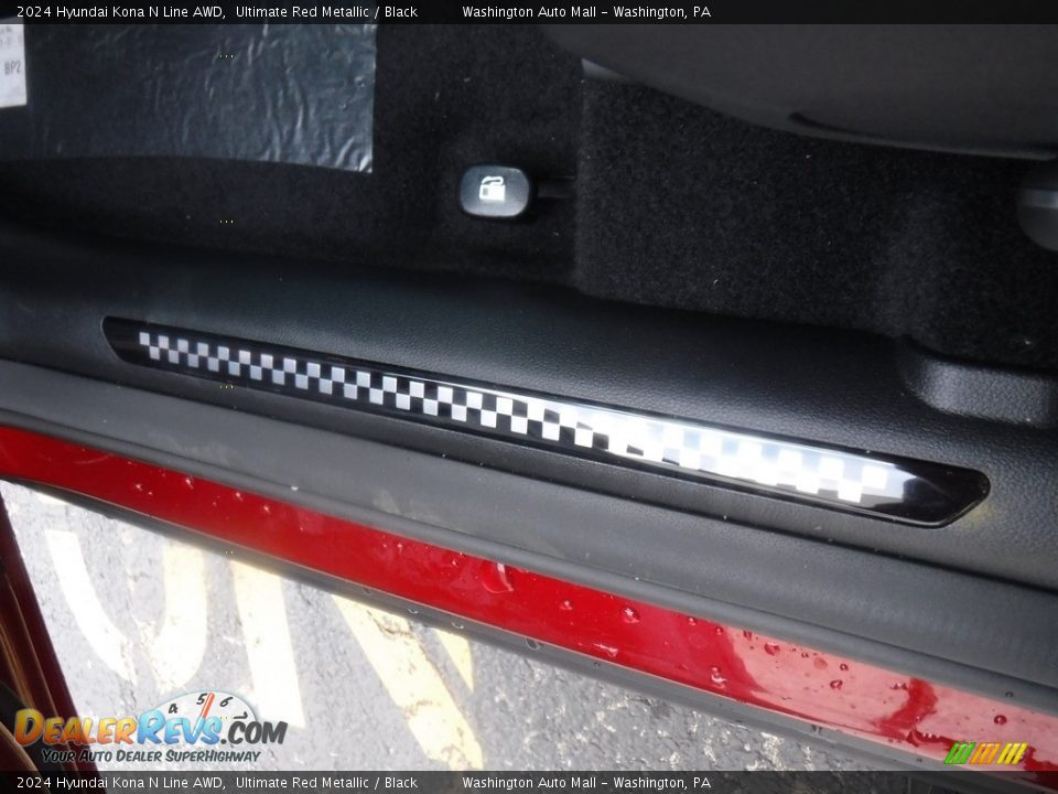 2024 Hyundai Kona N Line AWD Ultimate Red Metallic / Black Photo #19