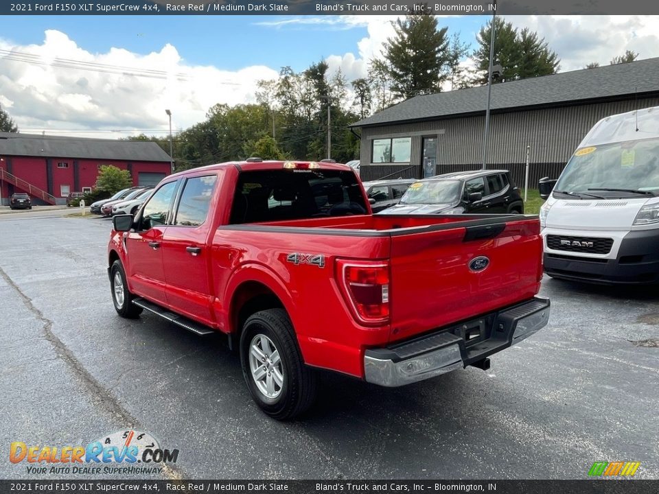 2021 Ford F150 XLT SuperCrew 4x4 Race Red / Medium Dark Slate Photo #3