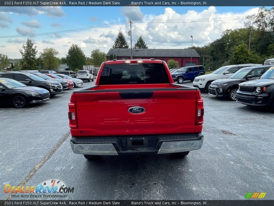 2021 Ford F150 XLT SuperCrew 4x4 Race Red / Medium Dark Slate Photo #4