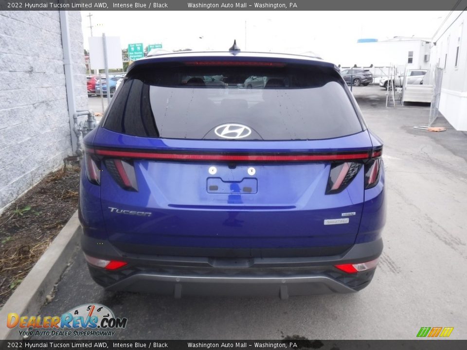 2022 Hyundai Tucson Limited AWD Intense Blue / Black Photo #8