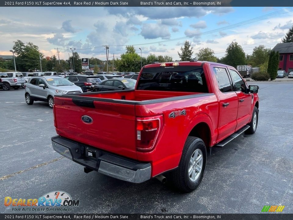 2021 Ford F150 XLT SuperCrew 4x4 Race Red / Medium Dark Slate Photo #6