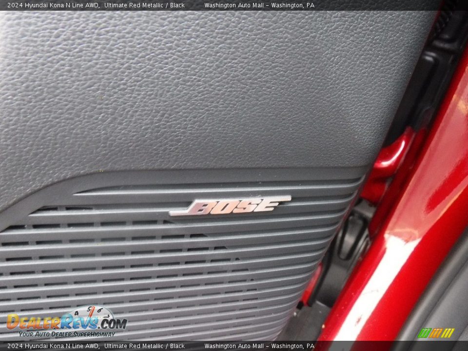2024 Hyundai Kona N Line AWD Ultimate Red Metallic / Black Photo #26
