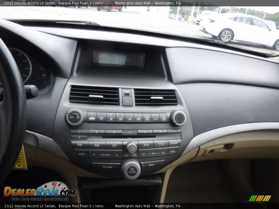 2012 Honda Accord LX Sedan Basque Red Pearl II / Ivory Photo #3