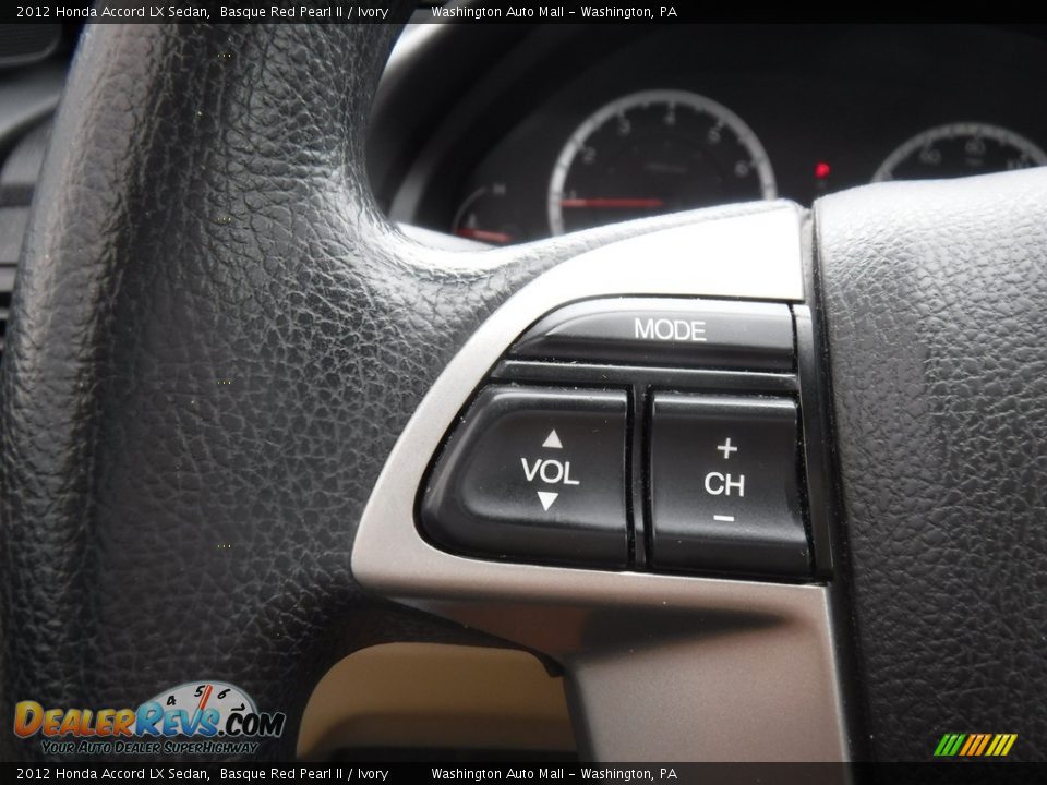 2012 Honda Accord LX Sedan Basque Red Pearl II / Ivory Photo #4