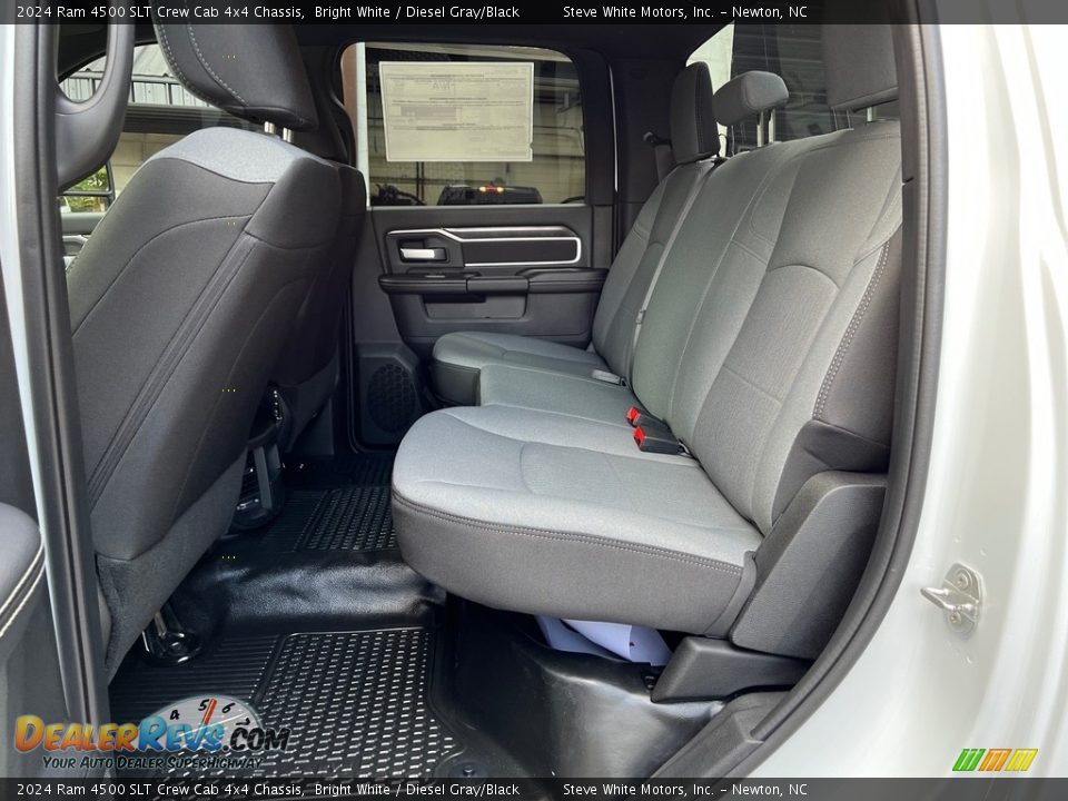 Rear Seat of 2024 Ram 4500 SLT Crew Cab 4x4 Chassis Photo #14