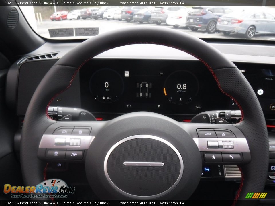 2024 Hyundai Kona N Line AWD Steering Wheel Photo #31