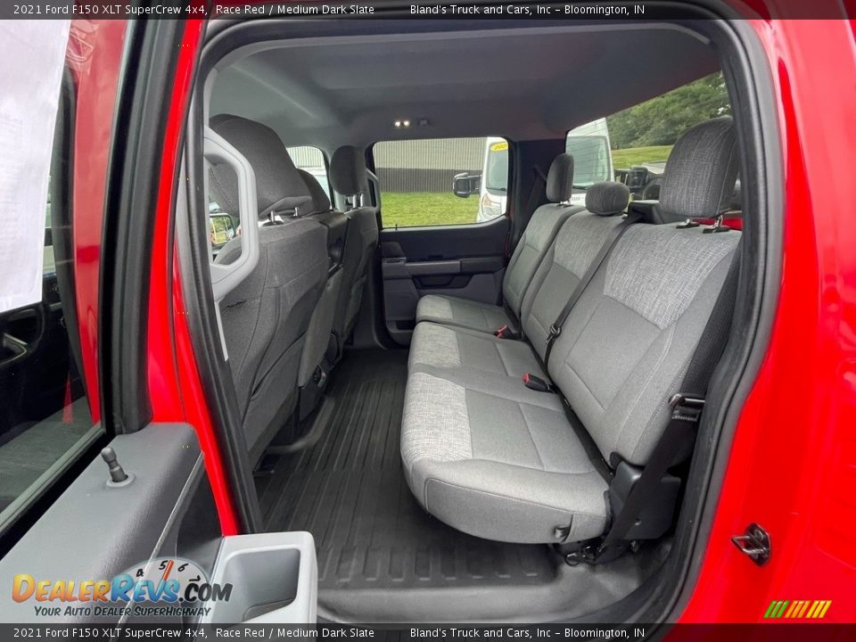 Rear Seat of 2021 Ford F150 XLT SuperCrew 4x4 Photo #14