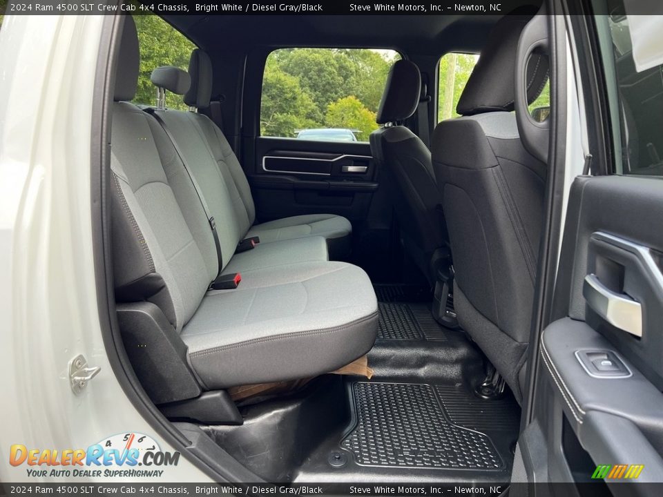 Rear Seat of 2024 Ram 4500 SLT Crew Cab 4x4 Chassis Photo #15