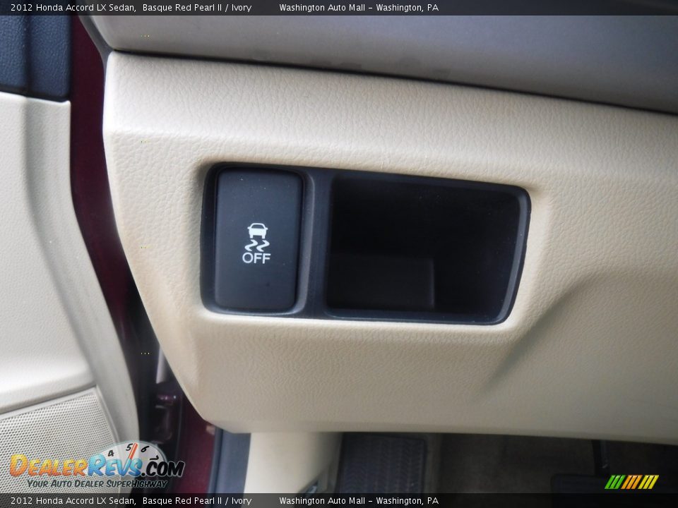 2012 Honda Accord LX Sedan Basque Red Pearl II / Ivory Photo #7