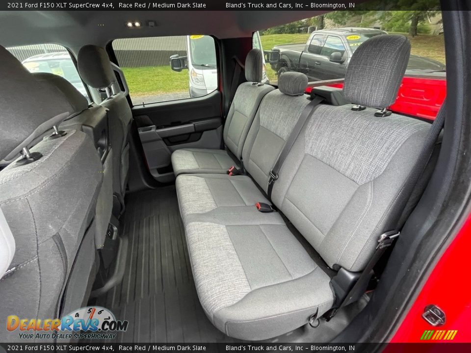 Rear Seat of 2021 Ford F150 XLT SuperCrew 4x4 Photo #15