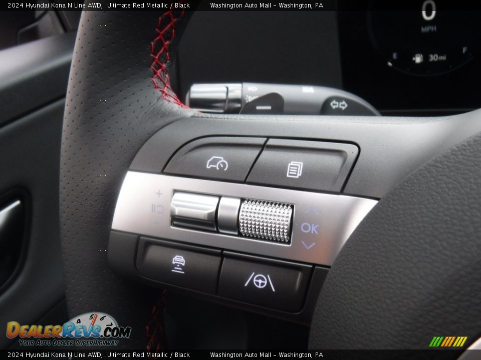 2024 Hyundai Kona N Line AWD Steering Wheel Photo #33