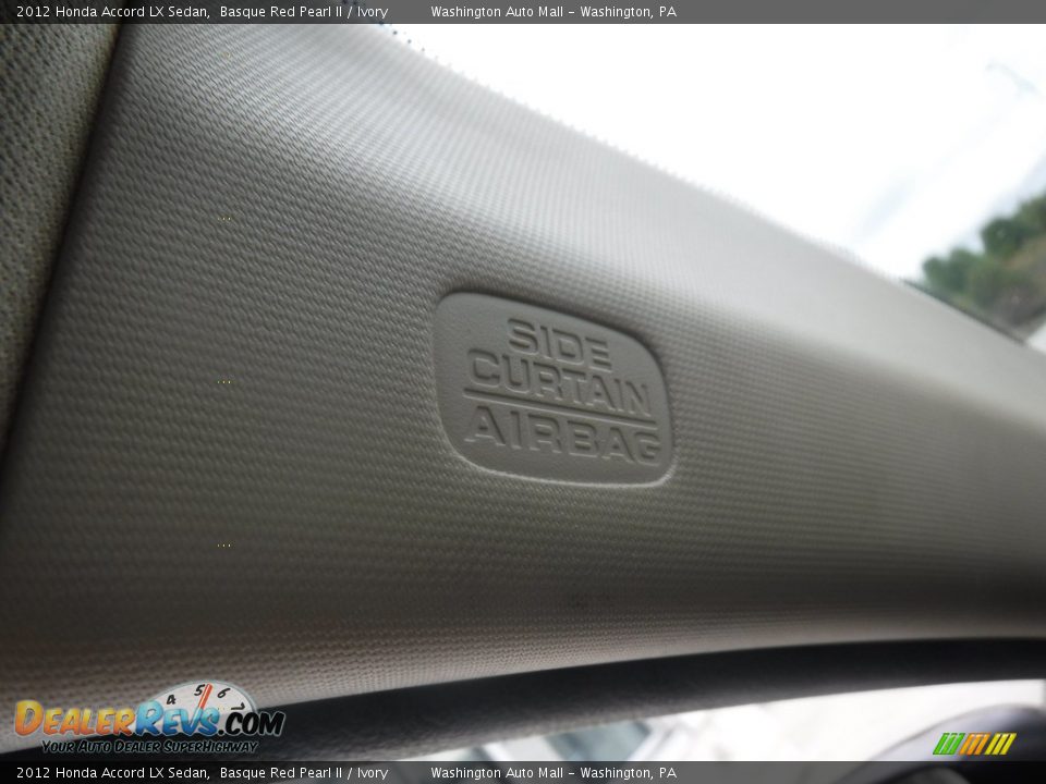 2012 Honda Accord LX Sedan Basque Red Pearl II / Ivory Photo #8