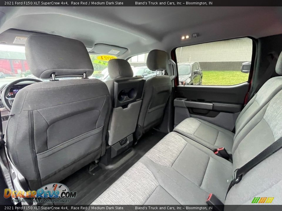 Rear Seat of 2021 Ford F150 XLT SuperCrew 4x4 Photo #16