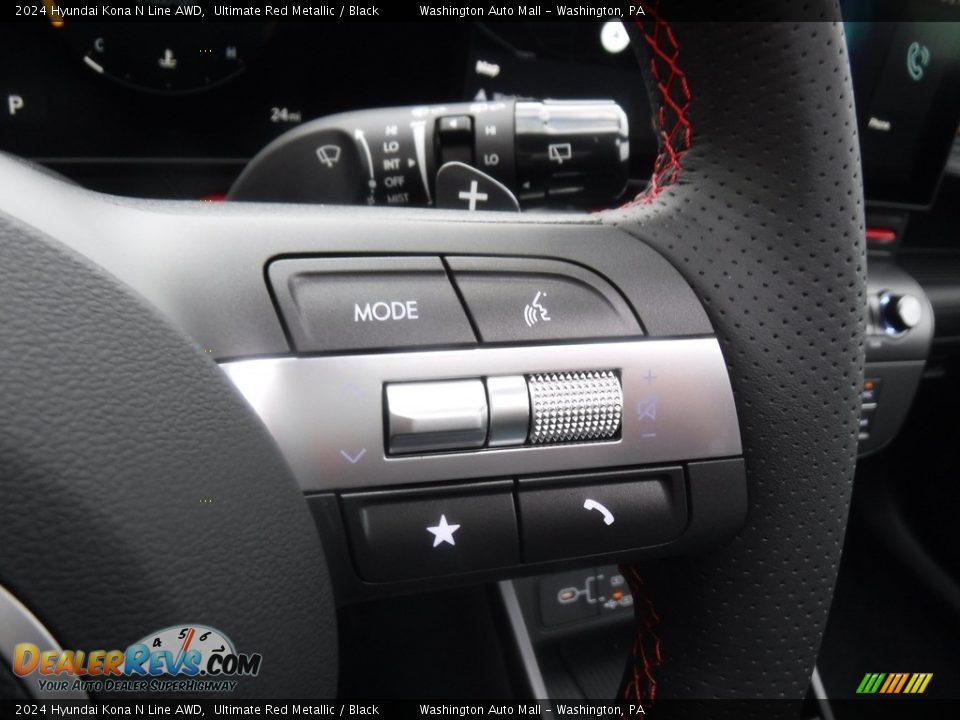 2024 Hyundai Kona N Line AWD Steering Wheel Photo #34