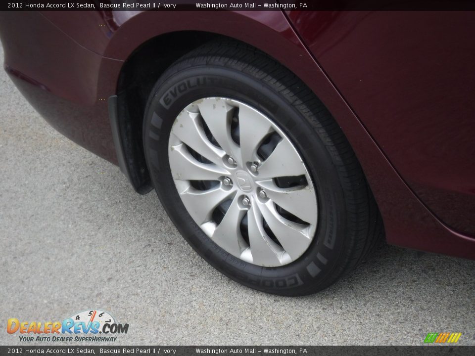 2012 Honda Accord LX Sedan Basque Red Pearl II / Ivory Photo #9