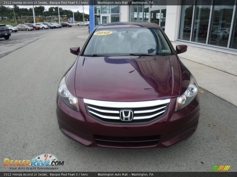 2012 Honda Accord LX Sedan Basque Red Pearl II / Ivory Photo #10