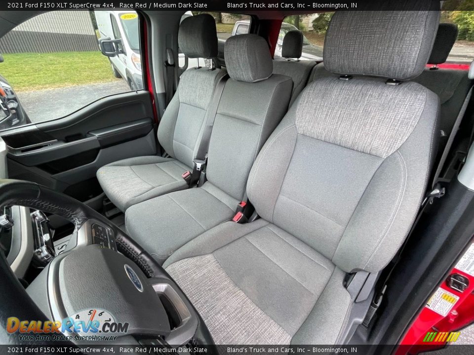 Front Seat of 2021 Ford F150 XLT SuperCrew 4x4 Photo #18