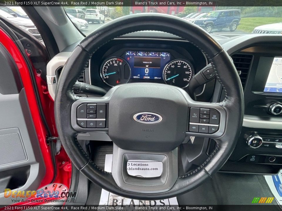 2021 Ford F150 XLT SuperCrew 4x4 Steering Wheel Photo #21