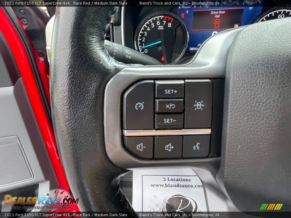 2021 Ford F150 XLT SuperCrew 4x4 Steering Wheel Photo #22