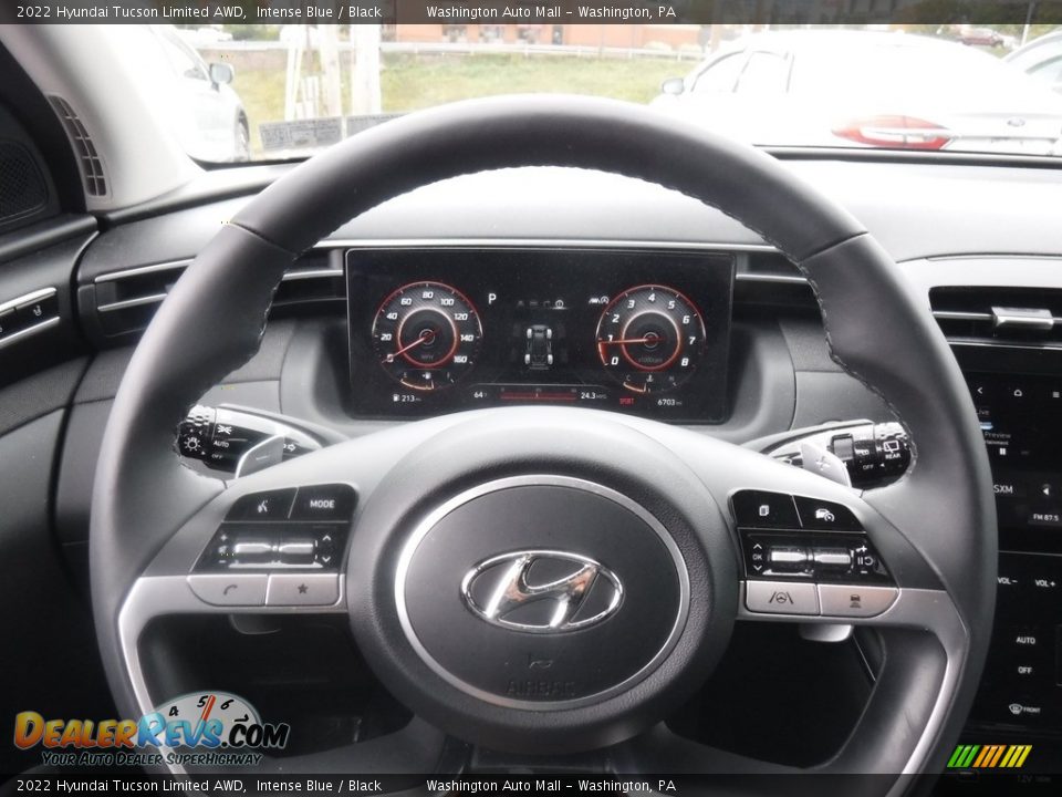 2022 Hyundai Tucson Limited AWD Intense Blue / Black Photo #27