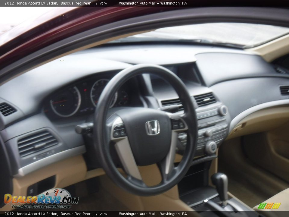 2012 Honda Accord LX Sedan Basque Red Pearl II / Ivory Photo #16