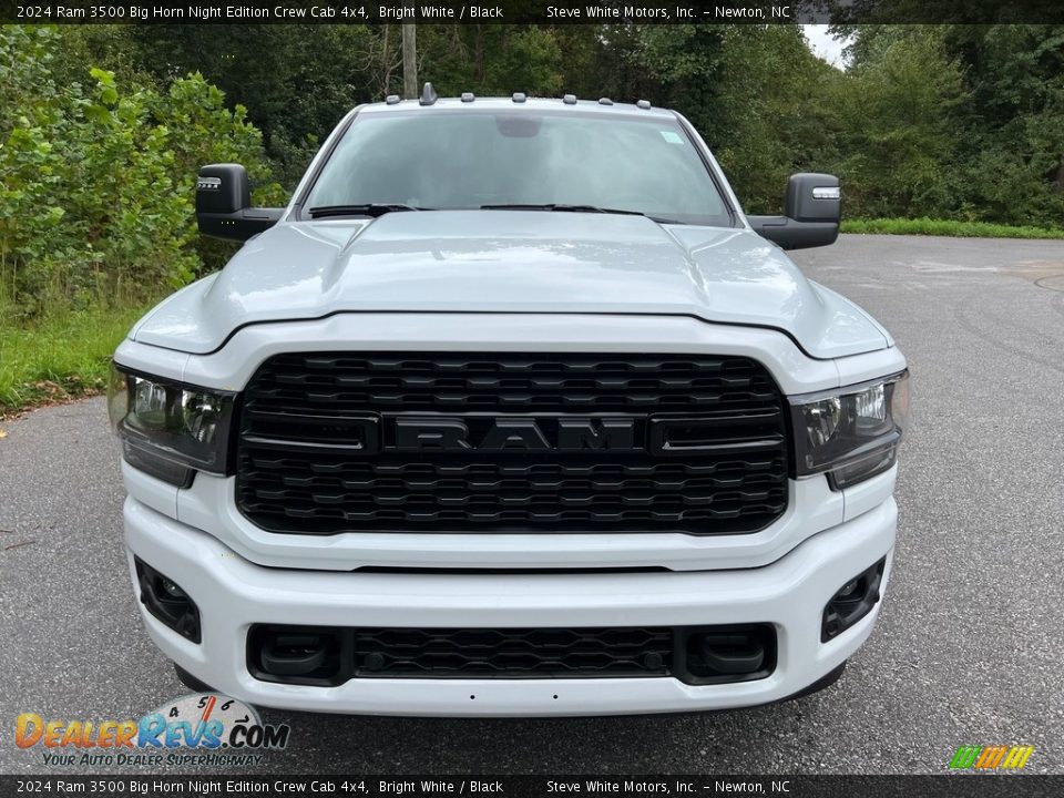 2024 Ram 3500 Big Horn Night Edition Crew Cab 4x4 Bright White / Black Photo #3