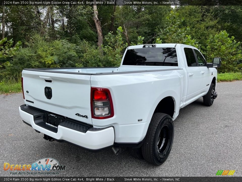 2024 Ram 3500 Big Horn Night Edition Crew Cab 4x4 Bright White / Black Photo #6