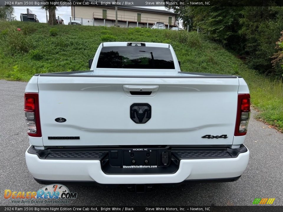 2024 Ram 3500 Big Horn Night Edition Crew Cab 4x4 Bright White / Black Photo #7