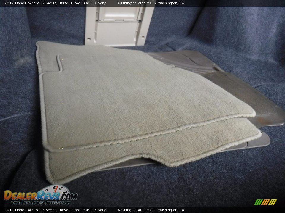 2012 Honda Accord LX Sedan Basque Red Pearl II / Ivory Photo #25