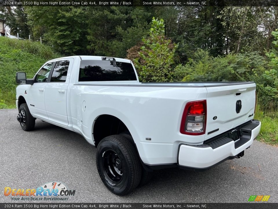 2024 Ram 3500 Big Horn Night Edition Crew Cab 4x4 Bright White / Black Photo #9